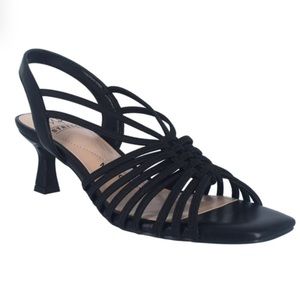 Elegant Black Strappy Heels